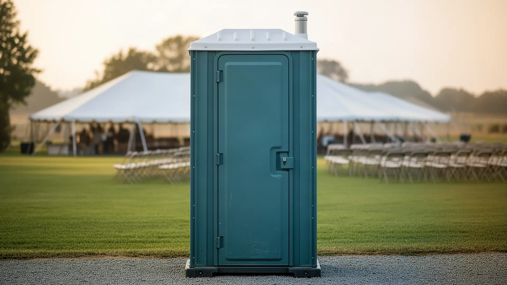 Clean porta potty unit from E & A Porta Potty Rental in Cambridge, MA